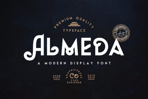 Almeda: A Modern Display Font for Editorial Design