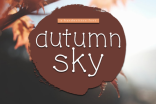 Autumn Sky: A Fun Display Font for Brand Identity