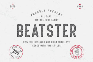 Beatster: A Vintage Display Font for Bold Campaigns