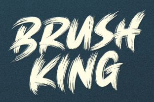 Brush King: A High-Energy Display Font for Web Design