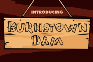 Burnstown Dam: A Quirky Display Font for Web Design