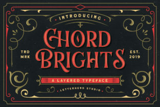 Chord Brights: A Vintage Display Font for Editorial Design