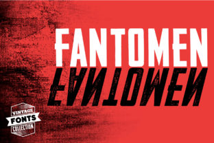 Fantomen: A Vintage Display Font for Editorial Design