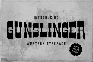 Gunslinger: A Bold Slab Serif Font for Web Design