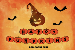 Happy Pumpkins: A Festive Display Font for Brands