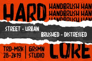 Hardcore: The Urban Display Font for Bold Marketing