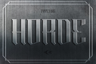 Horde: A Modern Blackletter Font for Bold Branding