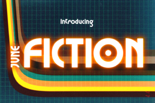 JVNE Fiction: A Premium Display Font for Brand Identity