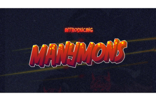 Manymons: A Bold Display Font for Web Design