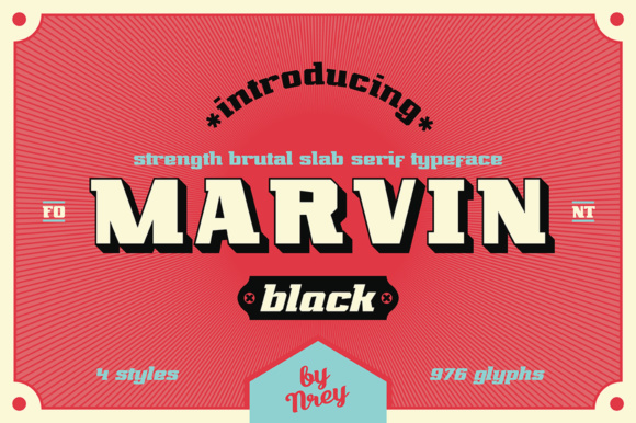 Marvin Black: A Bold Slab Serif for Web Design
