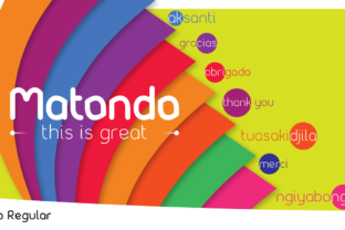 Matondo Regular: A Modern Sans Serif for Web Design