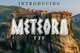Meteora: A Greek-Style Display Font Review for Branding