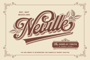 Neville: A Vintage Display Font for Modern Marketing