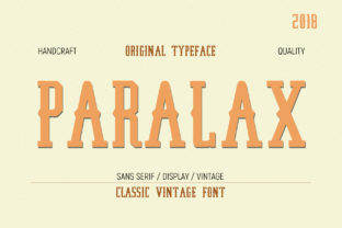 Paralax: A Handcrafted Display Font for Editorial Design