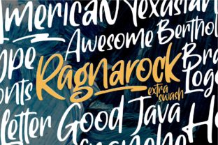 Ragnarock: A Bold Display Font for Creative Branding
