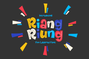 Riangriung: A Playful Display Font for Editors