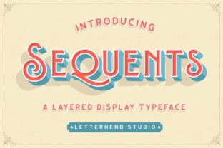 Sequents: A Layered Display Font for Modern Web Design