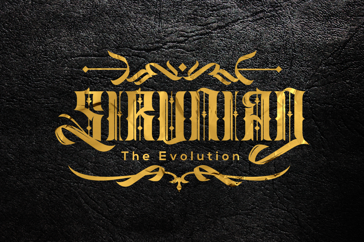 Sirunian: A Gothic Display Font for Web Design