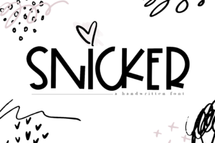 Snicker: A Charming Display Font for Makers