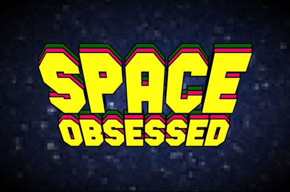 Space Obsessed: A Retro Arcade Font for Makers