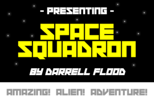 Space Squadron: A Bold Display Font for Tech Campaigns
