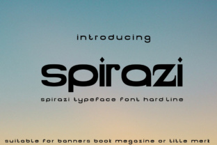 Spirazi: A Bold Sans Serif Font for Branding