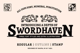 Swordhaven: A Medieval Display Font for Bold Marketing