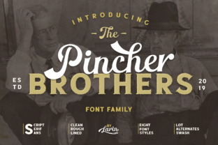 The Pincher Brothers Family: A Bold Display Font Review