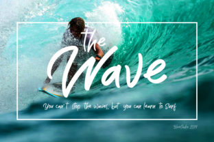 The Wave: A Stunning Display Font for Editorial Design