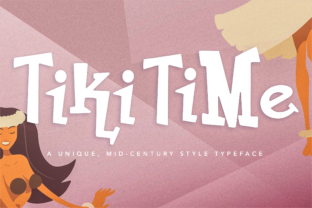 Tiki Time: A Tropical Display Font for Web Design