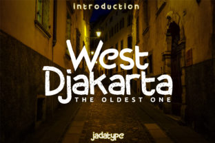 West Djakarta: A Bold Display Font for Branding